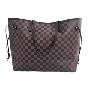 Damier Ebene Neverfull GM Brown Tote